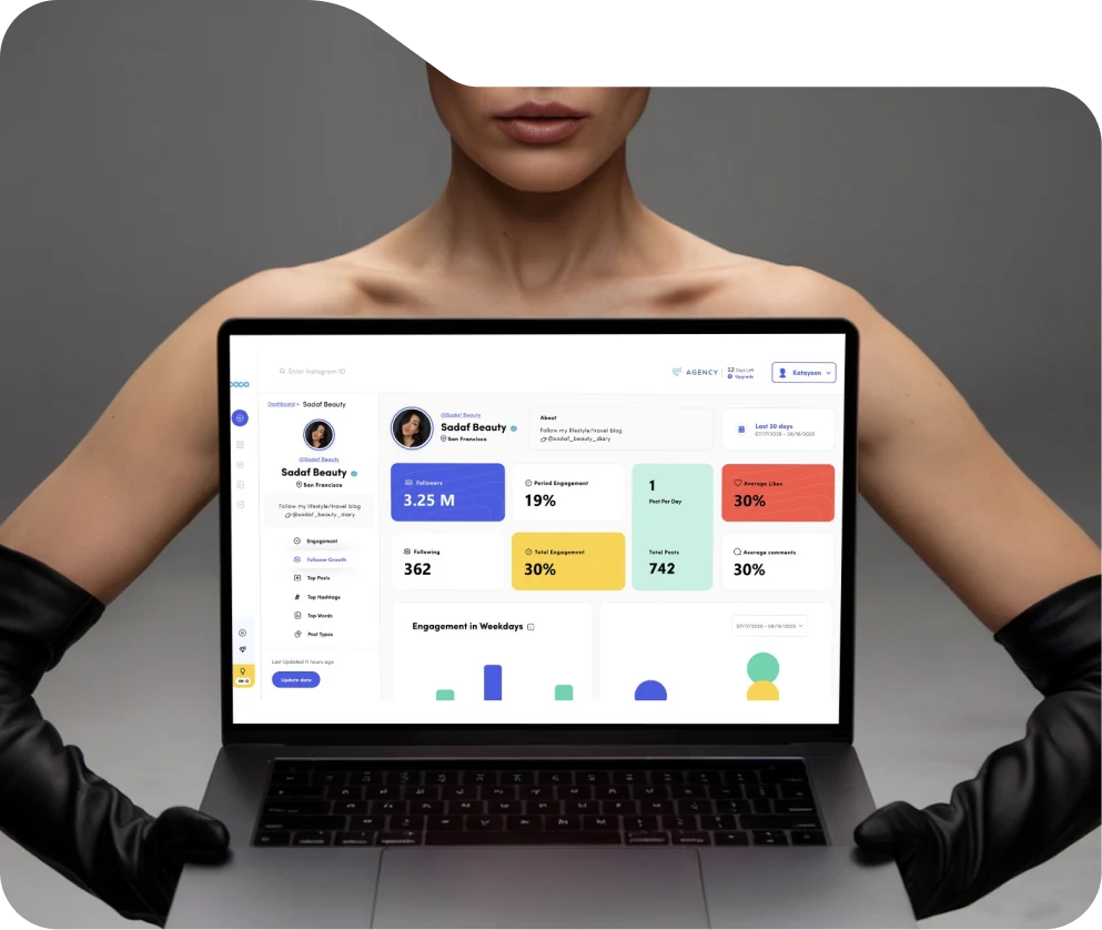 COCO — Turning an Instagram metrics tool into something an agency can steer.