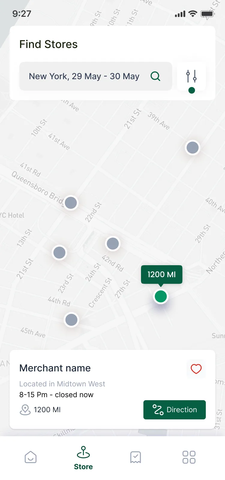 Yariex — Find stores — map